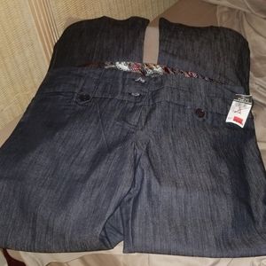 Dark Blue Wide Leg Rue 21 Size 13/14 Jeans